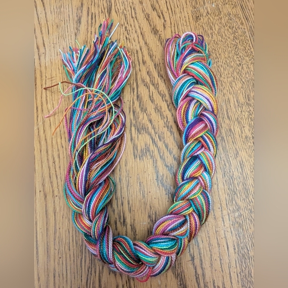 Needle Point Thread single strand hand-dyed cotton in bright colors 102 Yards - Picture 3 of 6